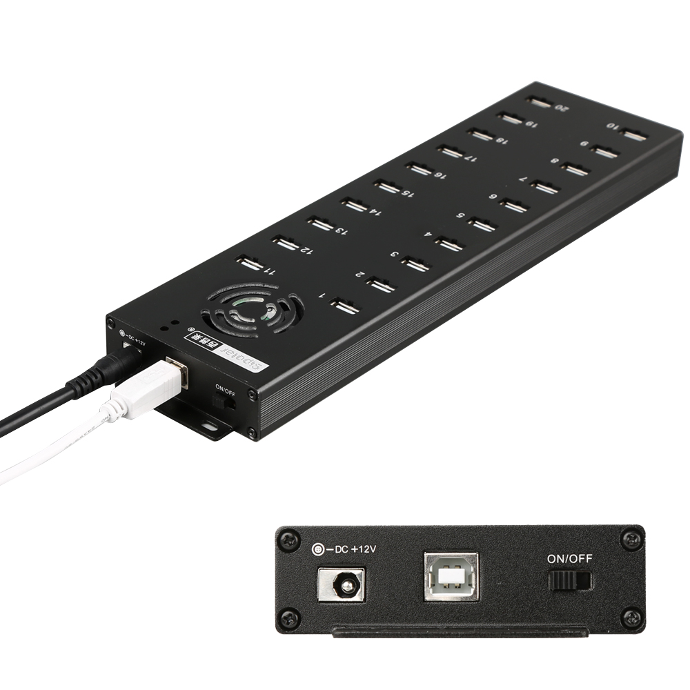 Sipolar A-805P 20 Port USB 2.0 - огляд і ціна Usb Hub