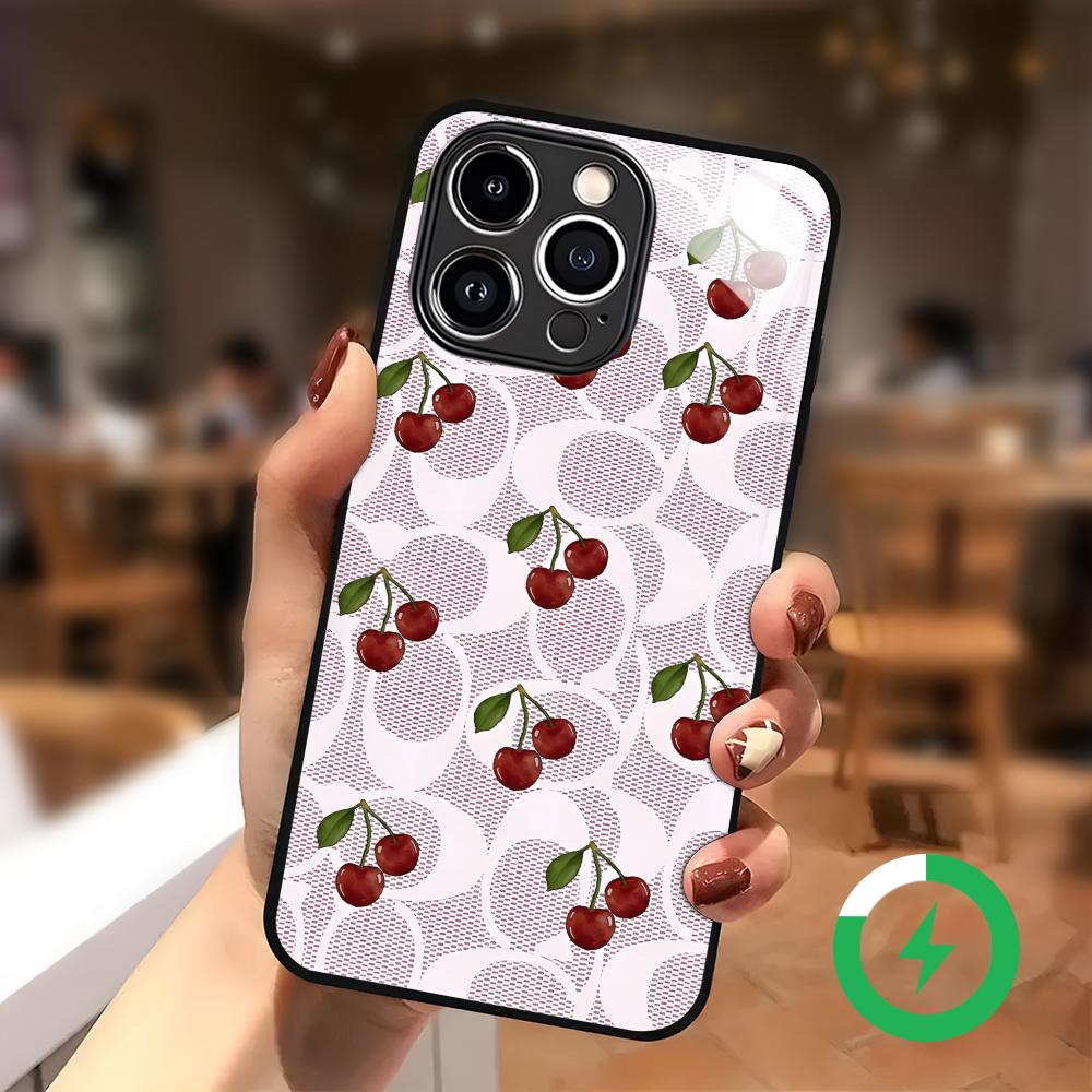 Cherry Luxury Pattern Phone Ca - огляд і ціна Usb Charger