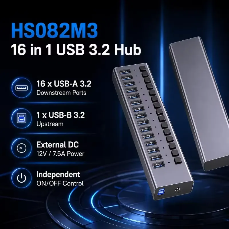 AP01 for 16-Port Powered USB 3 - огляд і ціна Usb Hub