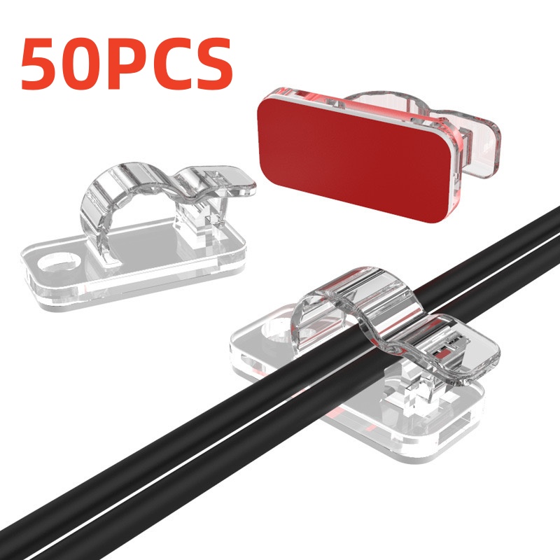 10/50PCS Cable Organizer Clips - огляд і ціна Cable Organizer