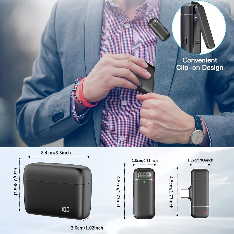 Wireless Lavalier Microphone w - огляд і ціна Wireless Charger