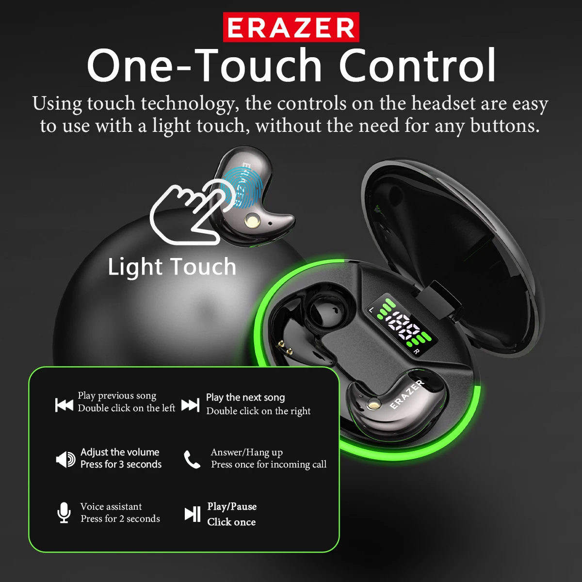 EARZER XF58 In-Ear Bluetooth H - огляд і ціна Wireless Charger