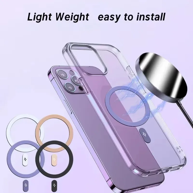 5/1Pcs Metal Plate Sticker Rin - огляд і ціна Wireless Charger